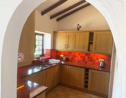 Modern kitchen in Paloverde villa