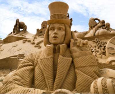 Sand sculpture festival